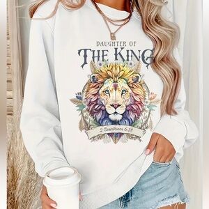 NEW “Daughter of The King” Graphic Women's Sweatshirt